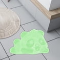 thumbnail image 3 of Alfombrilla de ducha para fregar pies, alfombrilla antideslizante, diseño montado en la pared, espalda y pies Verde, 3 of 5