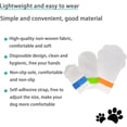 thumbnail image 4 of Disposable Dog Shoes,Outdoor Dog Rain Boots,Paw Protection ,Waterproof Dirt-Proof,with Adjustable Straps,for Small to Medium Large Dogs.(Large), 4 of 6