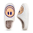 thumbnail image 3 of Zapatillas Coundymer Smile Face, retro, de felpa suave para mujer, 3 of 7