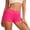 C-Hot Pink160, variant on DHFJKG Summer Swim Shorts For Women Solid Color Ruched High Waist Tummy Control Swimwear Bottoms Comfortable Water Sports Versatile Beachwear