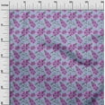 thumbnail image 2 of oneOone Velvet Fuschia Pink Fabric Florals Quilting Supplies Print Sewing Fabric By The Yard 58 Inch Wide-YQY, 2 of 5