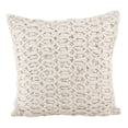 thumbnail image 5 of Saro Lifestyle Smocked Design Cotton Down Filled Throw Pillow Taupe 14" x 20" Small, 5 of 5