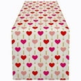 thumbnail image 2 of HongHeng Valentines Day Table Runner Arrow Love Heart Valentines Day Wedding Anniversary Table Decorations Seasonal Kitchen Dining Party Home Decor, 2 of 7