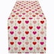 thumbnail image 2 of Bandera de mesa colorida para decoración de San Valentín, ideal para restaurantes, salas de estar, bodas, aniversarios, cuatro tamaños disponibles, de lino., 2 of 7