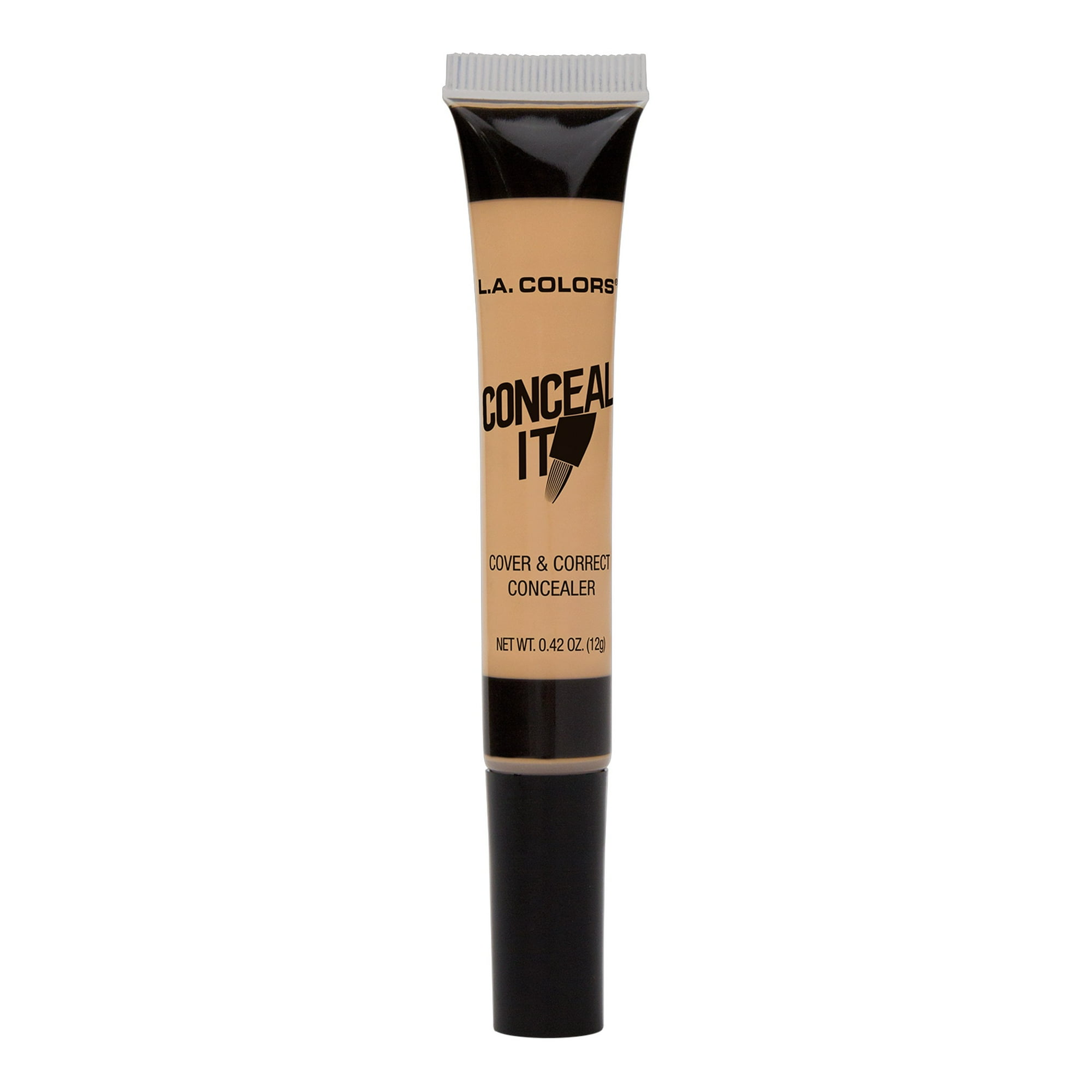 L.A. COLORS Concealer High Coverage, Conceal It, Beige, 0.42 fl oz