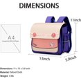 thumbnail image 4 of Mochila japonesa Mochilas lindas para niñas Mochila para niños Mochila escolar para niñas de 7 a 12 años Mochila escolar (caballo lindo rosa albaricoque), 4 of 5