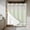 Green, variant on Farmhouse Pink White Striped No Hook Shower Curtain Waterproof, Bathroom Curtains with Snap in Liners and See Through Top Window, Modern Stripes Hotel Style Bathtub Curtains Shower 36"Wx78"L