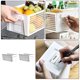 thumbnail image 3 of 2 uds cesta de almacenamiento de plástico contenedor de artículos diversos de escritorio organizador de cocina blanco kaili Sencillez, 3 of 5
