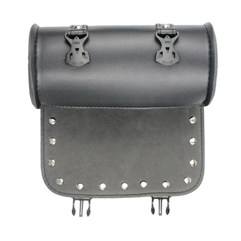 バッグ OLD JOE OILED LEATHER MINI TOOL BAG ZENTREE Durable Motorcycle Leather Front Bag Black Tool Bag