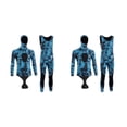 thumbnail image 1 of Wosthever Ultimate Warmth Conjunto de 2 piezas con capucha Trajes de neopreno para nadar en agua fría Neopreno Camuflaje Fullsuit 3MM Coral Blue 3MM Azul Coral METRO 2Conjunto, 1 of 6