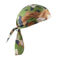thumbnail image 3 of Naiovety Sombreros Gorros de quimio Pañuelo para la cabeza Bandana Quick Sun Pasamontañas atado por detrás Hip Pop Head Wrap Casco Capucha interior Ciclismo camuflaje de la selva Naiovety OD020489-21B, 3 of 6