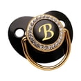 thumbnail image 1 of Fiudx Chupete para Bebé, Diseño de Diamantes de Imitación Brillantes, Forma Ergonómica para Facilitar La Succión, Construcción de Una Sola Pieza Sin Costuras para Mayor Seguridad, Regalo para Baby Sh, 1 of 3