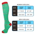 thumbnail image 4 of 6 Pairs Christmas Copper Compression Socks for Women & Men Circulation 15-20 mmhg - Better Blood Flow, Swelling, Best Support for Medical, Running, Nursing, 4 of 7