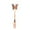 Coppery, variant on Fasiaou Stainless Steel Coffee Fork Beautiful Butterfly Designs Ice-Cream Tea Stirring Spoons 5.6 Inch Dessert Demitasse Espresso Fork for Gifts