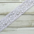 thumbnail image 5 of Ribbon Traditions 1.5" Stretch Elastic Lace Trim Cocoa 25 Yards, 5 of 5