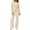 Apricot, variant on PRETTYGARDEN Sweatsuits Women 2 Piece Airport Travel Outfits | Ribbed Knit Lounge Sets, Casual Athleisure Wear, Matching Long Sleeve Shirts & Wide Leg Pants Pockets, Fall Winter Clothes