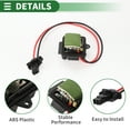 thumbnail image 3 of Resistor del motor del ventilador HVAC No.7701046943 para Renault MEGANE Scenic 1996-2001, 3 of 6
