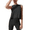 Black, variant on Workout Tank Top for Women Sleeveless Crop Sports Flowy Cropped Tank Sports Shirt Casual Tops