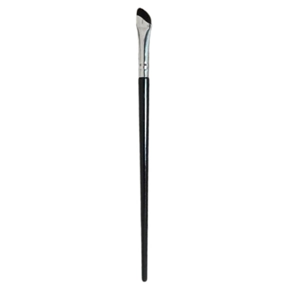 Nouvel Ensemble de Brosses pour Sourcils et Eyeliner à Lame Inclinée, Outil de Beauté de Précision Plat pour Maquillage des Yeux Inférieurs, Aspect Détaillé de Ver à Soie, Fibre Synthétique Douce, Grande et Petite Taille