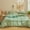 Green, variant on Move Over White Tassel Bedding Sets Queen Tassels Pattern Boho Duvet Cover Set Microfiber No Filling