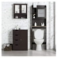 thumbnail image 3 of Drevy Wood -Standing Cabinet Bathroom Storage Floor Cabinet Unit Hallway Table with 4 Drawers and Adjustable Shelves Cupboard for Bathroom/Kitchen/Entrway, 22.05 x 11.81 x 32.28 in, Espresso, 3 of 8