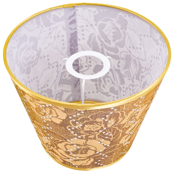 ELAYARD 10.5 Inch Golden Fabric Lamp Shade for Home Decor, Stylish and Elegant Upgrade for Table or Floor Lamps