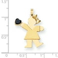 thumbnail image 2 of Bague Fille en Or Jaune 14K avec Pierre de Naissance CZ September, 2 of 2