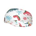 thumbnail image 2 of Uemuo Dinosaur Printed Sports Headbands for Men Women,Moisture Wicking Workout Headband, Sweatband Headbands,Non-slip Workout Gym Yoga Headband, 2 of 9