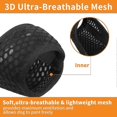 thumbnail image 2 of Dog Muzzle, Breathable Soft Nylon Muzzle, Adjustable Strap Mesh Soft Dog Muzzle Allows Panting And Drinking (black, Xl) Banmo, 2 of 5