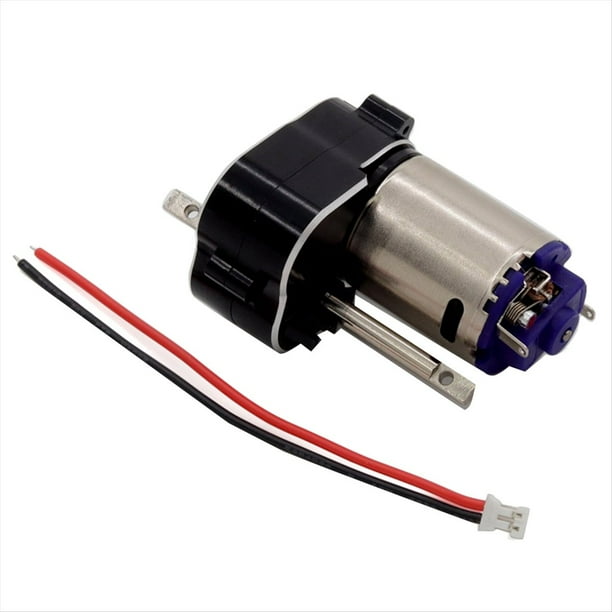 Caja de Cambios de Transmisión de Metal Caja de Cambios de Motor con Engranaje de Metal para MN82 MN78 1/12 RC Piezas de Actualización de Coche Accesorios Negro