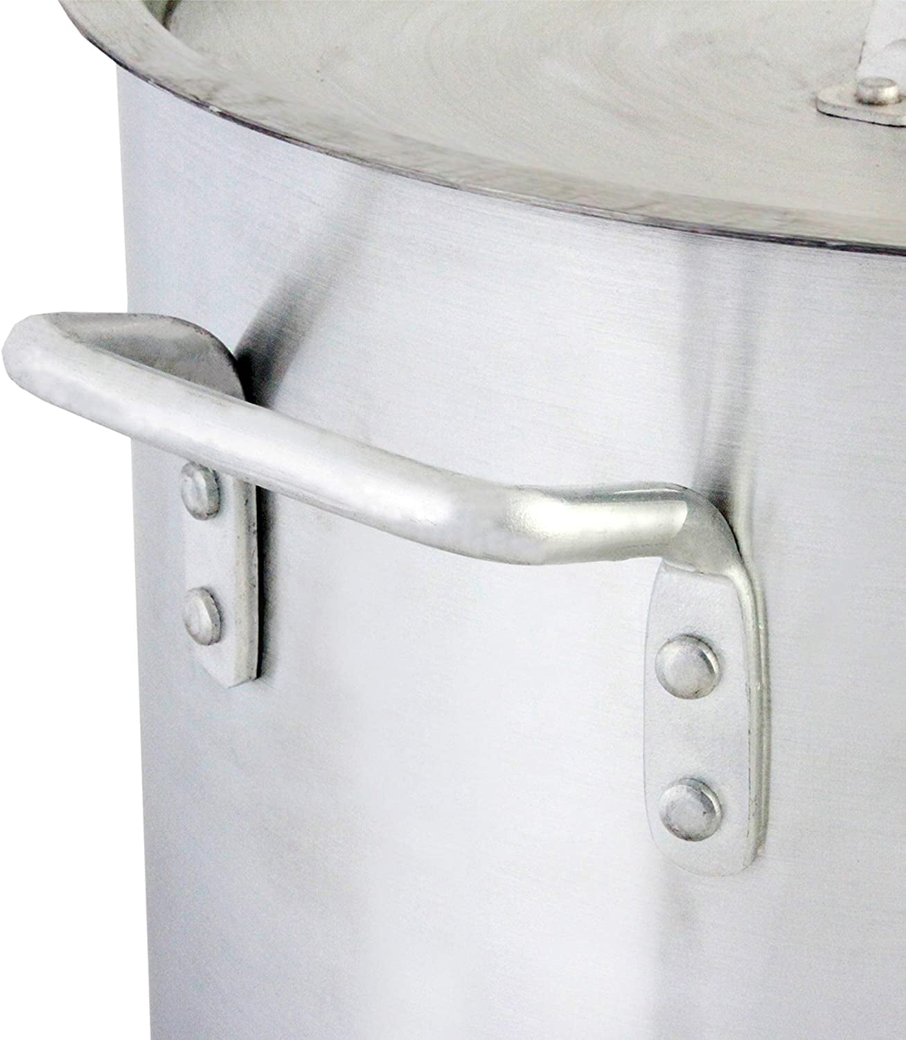 Thunder Group Stock Pot, 100-Quart, Made to endure the rigors of a professional kitchen, this 100-Qt By Brand Thunder Group