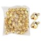 thumbnail image 1 of Lot de 50 petites clochettes en fer avec trou pour décoration de bijoux, festival, anniversaire, doré, 1 of 4