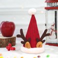 thumbnail image 4 of Knitted Cloth Christmas Apples Bag | Multicolor Candy Gift Bag with Zipper | Transparent Design | Holiday Box for Cookies Cakes Chocolates | 1pc | 28x15x15cm, 4 of 6