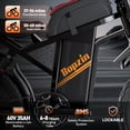thumbnail image 3 of Electric Dirt Bike for Adults -Peak 3000W 45Mph,60V 35AH Electric Motorcycle,68Miles,Full Suspension,20’’ Fat Tire 7 Speed E-Mountain Bike, 3 of 8