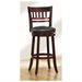 thumbnail image 3 of Lexicon Shapel Faux Leather Swivel Bar Stool in Dark Cherry, 3 of 4