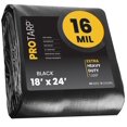 thumbnail image 1 of PROTARP Cubierta de lona extra resistente de 16 mil, impermeable, resistente a los rayos UV, lona de polietileno a prueba de desgarros y desgarros con bordes reforzados para techo, camping, patio, pis, 1 of 5