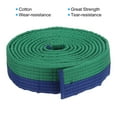 thumbnail image 3 of Uxcell Taekwondo Colored Ranking Belt 1.6"x11.2Ft 3.4m, Cotton Martial Arts Judo Karate Belt, Green&Blue, 3 of 5
