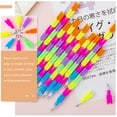 thumbnail image 2 of UPOUART 20Pcs Plastic Stacking Pencils Multi Abs Writing Tools Stackable Design, 2 of 8
