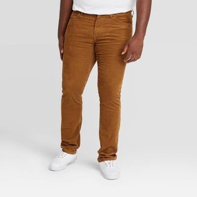 Men's Big \u0026 Tall Slim Fit Corduroy 5 