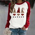 thumbnail image 2 of Hueook Sweatshirts for Women Plus Size Round-Neck Winter Fall Fashion Christmas Printed Pullover Long Sleeve Casual Sweater Blouse Tops with Pocket, 2 of 4