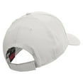 thumbnail image 4 of Silver Fishing Bait Icon Embroidered Low Profile Cap - White OSFM, 4 of 5