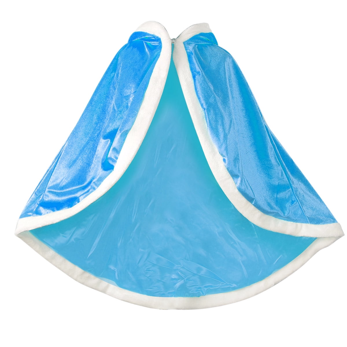 Cape Princesse Bleue – Hiver, Capuche, Polyester, 3-6 Ans, Pour Déguisement Anniversaire, Halloween