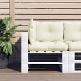 thumbnail image 1 of vidaXL Pallet Cushions 3 pcs Cream Fabric, 1 of 5