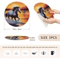 thumbnail image 2 of GZHJMY Pot Holders Trivets Set 3 Pcs Cotton Thread Weave Hot Pads for Hot Dishes/Pot/Bowl/Teapot/Hot Pot Holders,15In,Horse, 2 of 6