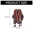 thumbnail image 4 of Women Shawl Knitted Wrap Poncho Warm Blanket for Office Outdoor Wedding, 4 of 15