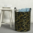 thumbnail image 6 of Fotbe Bamboo Pattern Laundry Basket with Handles, Waterproof Large Laundry Hamper, Wash Bag for Corner Dorm, Rolling Laundry Basket with Handles-Small, 6 of 6