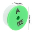 thumbnail image 2 of LOLIPPYY 100Pcs Rabbit Ear Tags Green Durable Numbered Identification Tags for Farm Animal Tracking, 2 of 8
