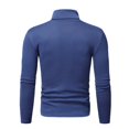 thumbnail image 5 of Nestiefly Mens Mock Turtleneck T-Shirts Undershirt Base Layer Long Sleeve Tees Shirts Casual Slim Fit Pullover T Shirts Dark Blue S, 5 of 5