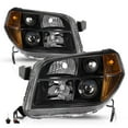 thumbnail image 6 of For 2006 2007 2008 Honda Pilot Black Amber Corner Headlights Assembly Headlamps, 6 of 11