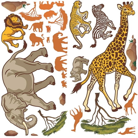 Design-A-Room African Safari VBS Backdrop Set Party Decor Other 4 Pieces